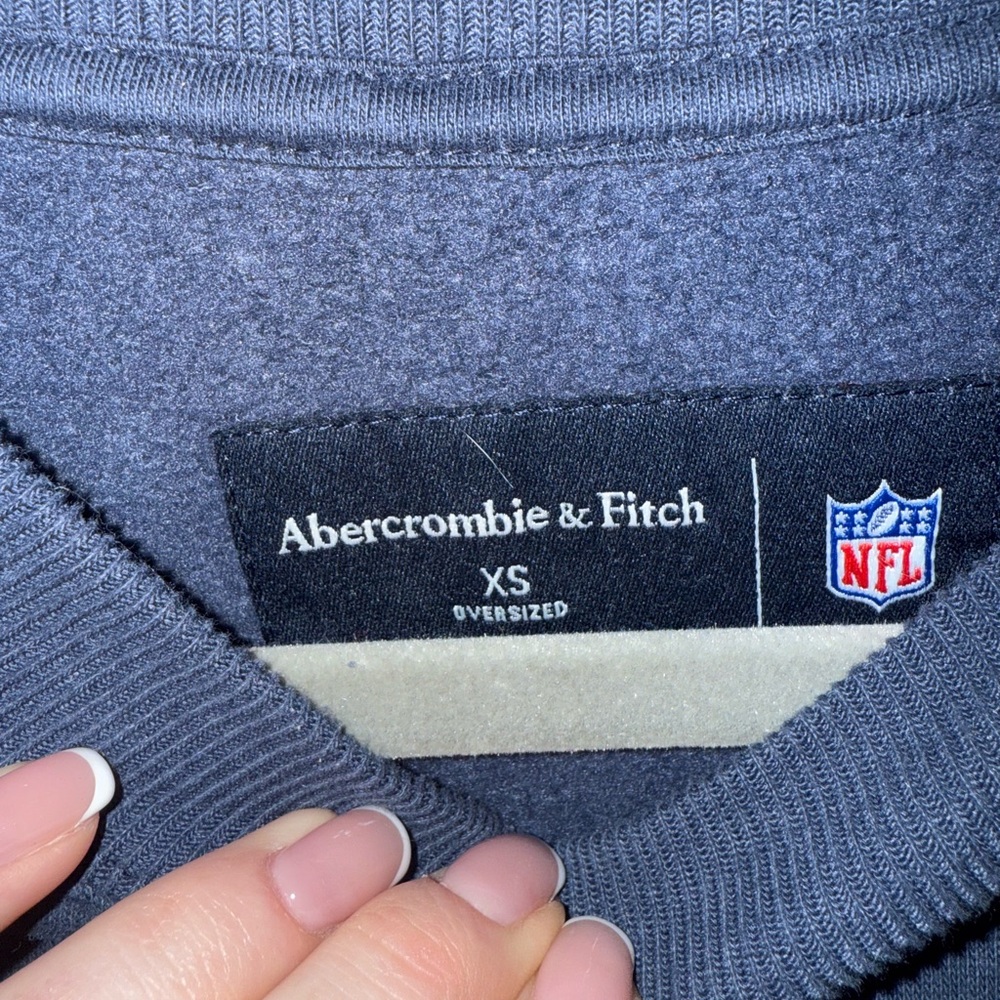 Abercrombie & Fitch Navy Crewneck Sweater - Picture 2 of 2